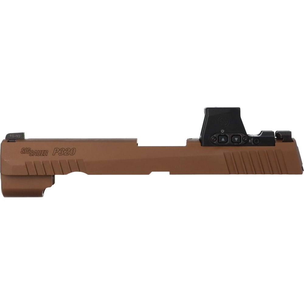 Sig Sauer Optic Ready Slide Assembly Fits P320 Full-Size, Coyote Brown - Precision and Fit - 8901571 - Sig Sauer