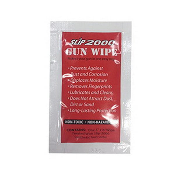 Slip 2000 Lubricated Gun Cleaning Wipes for Firearms, 20/pack - 60601 - Slip 2000