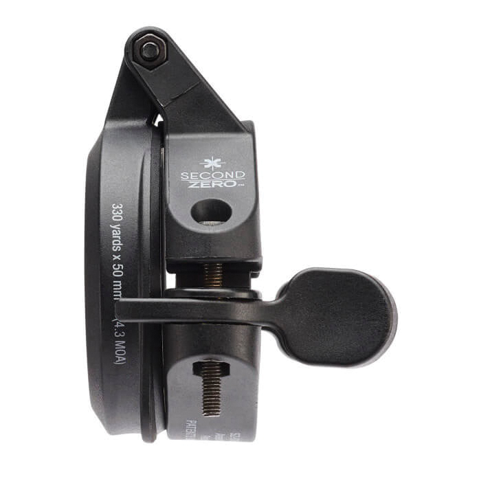 Axeon Second Zero Bell Mount 50mm 1-Piece Adapter W/ 4.3 MOA, Black - 2218623 - Axeon