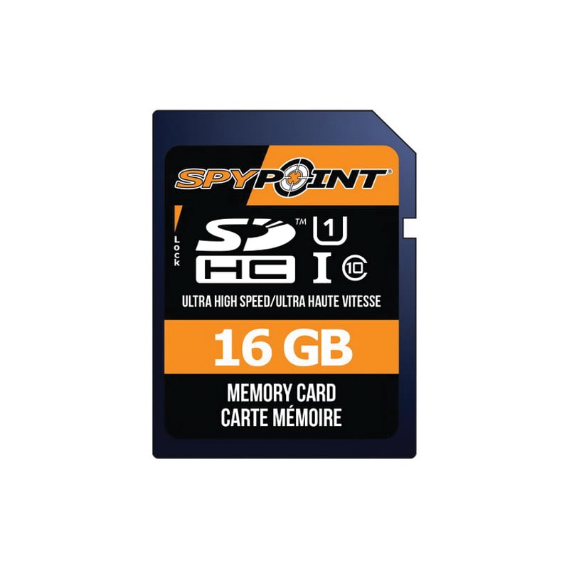 Spypoint 16 GB SD Card for Trial Cameras - SD16GB - Spypoint
