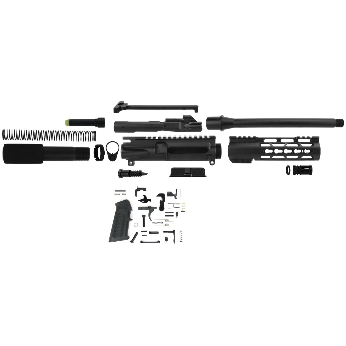 Tacfire .45 ACP 7.5" KeyMod Unassembeld Pistol Build Kit, Black - SSPK45ACPLPKK - Tacfire