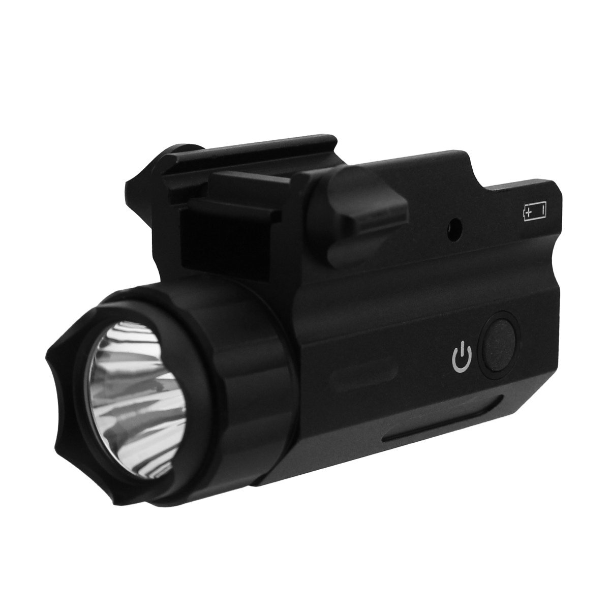 Tacfire 360 lm Full Sized Pistol Flashlight, Black - FLP360-F - Tacfire