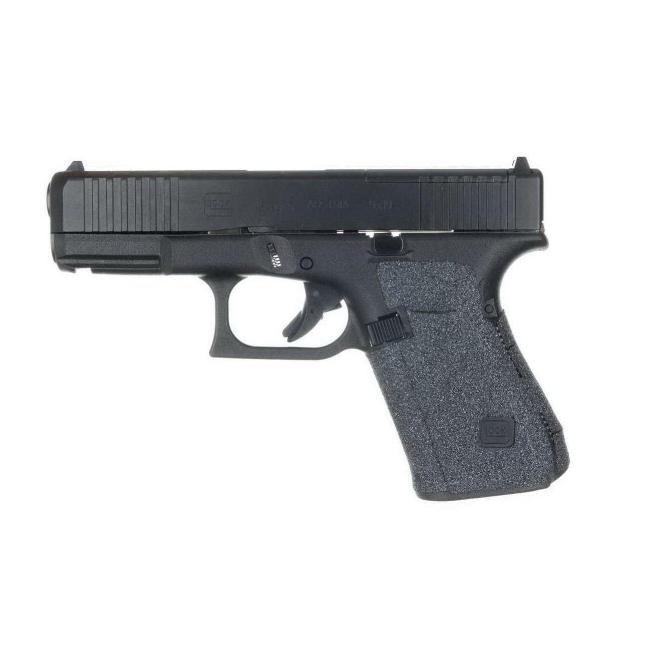 Talon Grips Granulate Adhesive Pistol Grip for Glock 19 Gen 5 Large Backstrap Pistols - 384G - Talon Grips