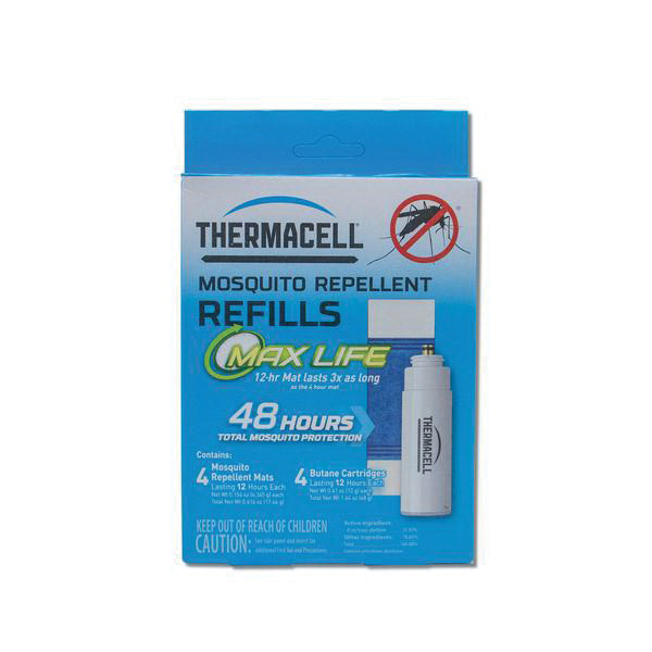 Thermacell Max Life Mosquito Repellent Refills, 5.5" L x 4.1" W x 1.7" H - L4 - Thermacell