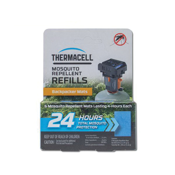 Thermacell Backpacker Mat-Only Refills, 5.25" L x 4.25" W x 1.75" H - M48