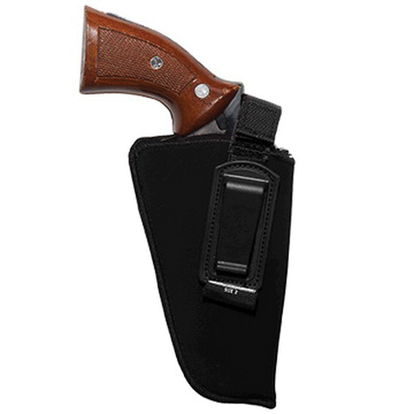 Uncle Mike's Size #2 Right Hand Concealed Carry IWB Holster w/ Retention Strap, Textured Black - 7602 - Uncle Mike's