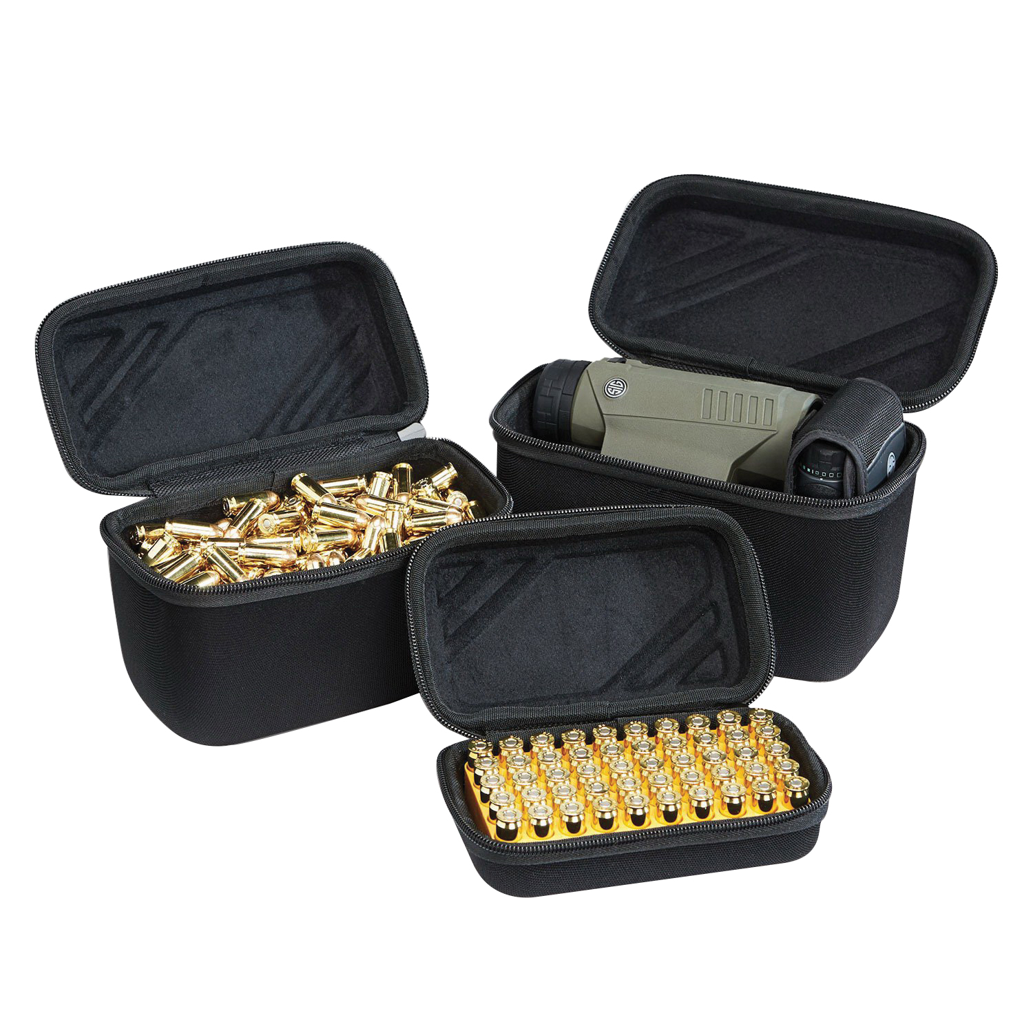 US Peacekeeper Gear/Ammo Case, Black, Set of 3 - P25020 - Us Peacekeeper