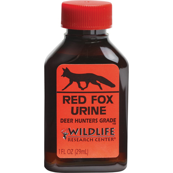 Wildlife Research Deer Hunter's Grade Hunting Scent Red Fox Urine, 1 oz Glass Bottle - 510