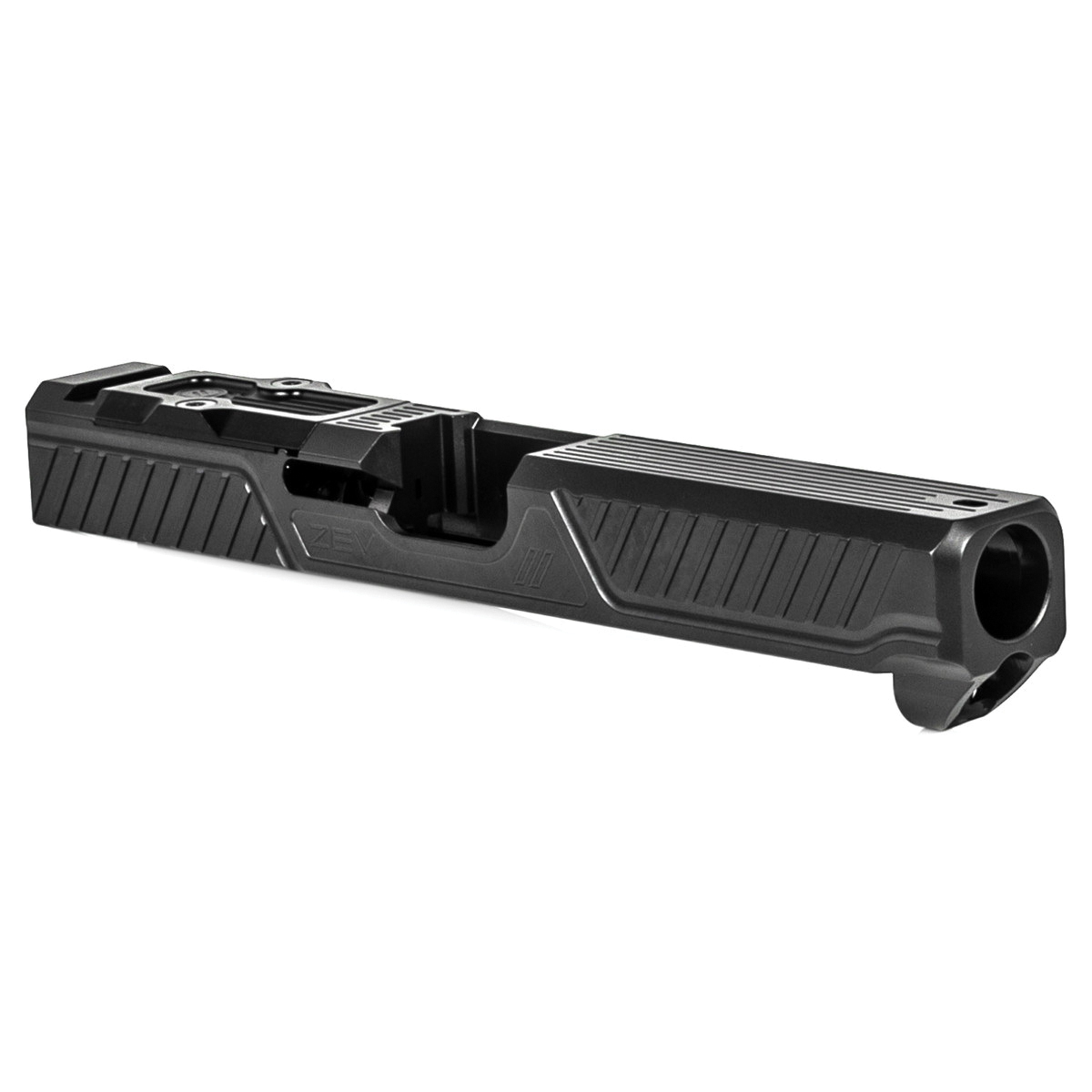 ZevTech Z19 CITADEL Long Slide w/ RMR Optic Cut for Glock 19 Gen 1-3 Pistol, Diamond-Like Carbon Coated - SLD-Z19L-3G-CIT-RMR-DLC - Zevtech