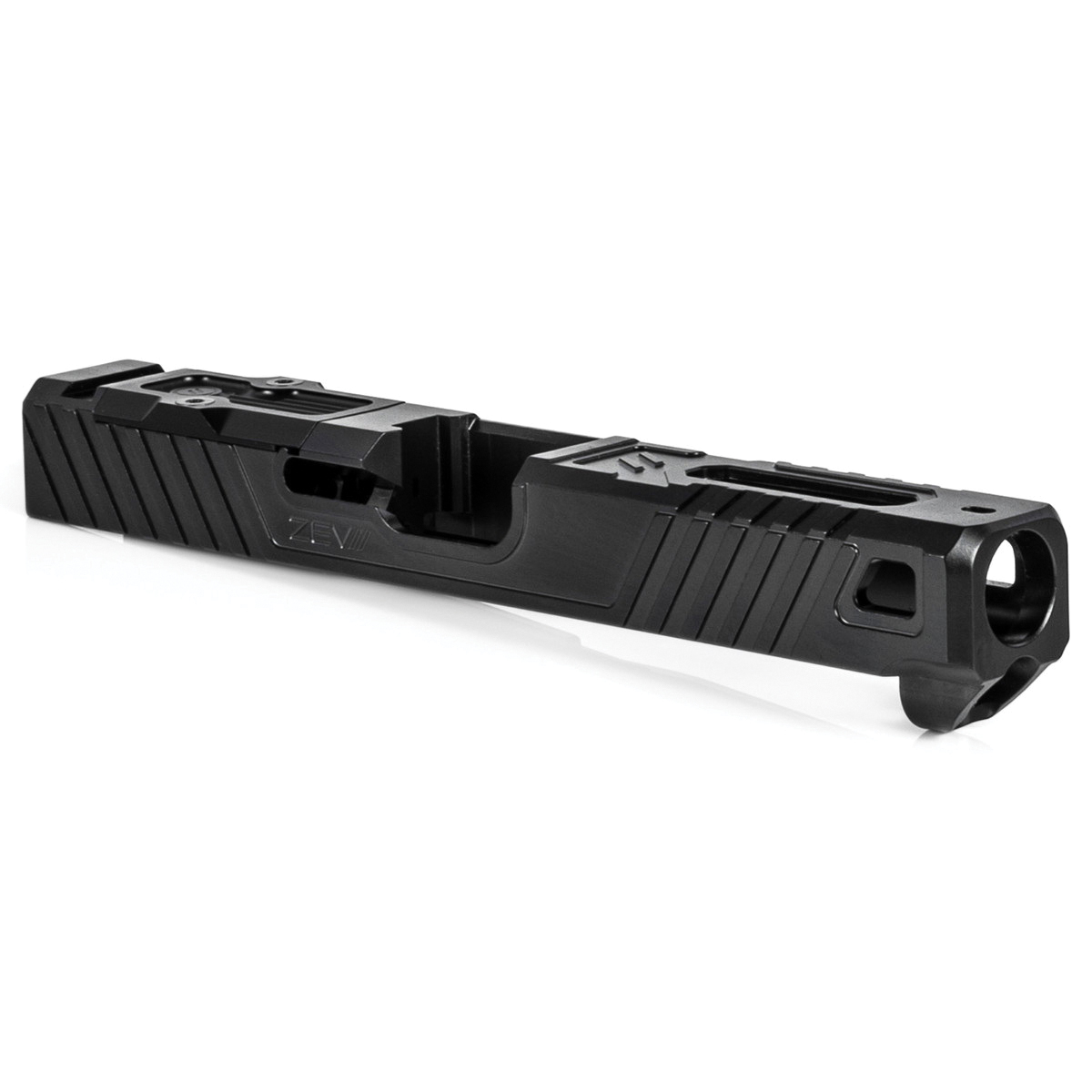 ZevTech Z19/OZ9 Long Slide w/ RMR Optic Cut for Glock 19 Gen 1-3 Pistol, Diamond-Like Carbon Coated - SLD-Z19L-3G-OZ9-RMR-DLC - Zevtech