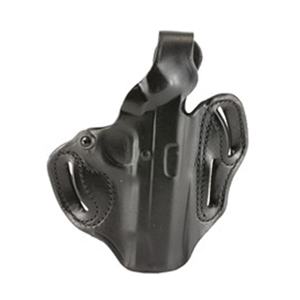 DeSantis Gunhide Scabbard Belt Holster Fits Standard 4"-4.5" 1911 Models, RH w/ Thumb Break, Black - 001BA20Z0