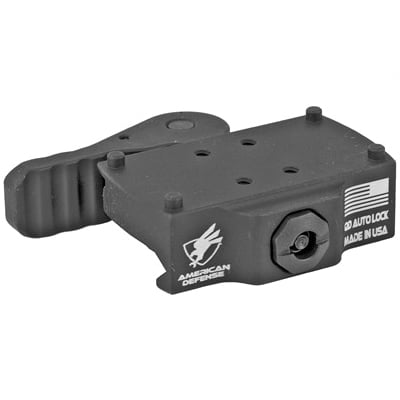 American Defense QR Mount Fits Burris Fastfire, Black - AD-22-STD - American Defense Mfg