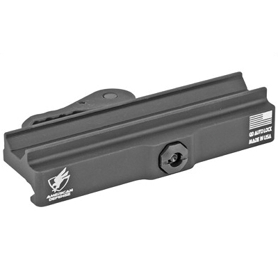 American Defense Lg. QR Base Mount for Picatinny Fits ACOG, Blk - AD-B3-STD
