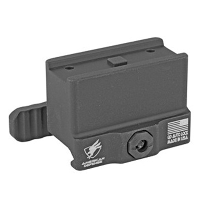 American Defense QR Mount Fits Aimpoint Micro T-1 Lower 1/3 Co-Witn, Black - AD-T1-11-STD - American Defense Mfg