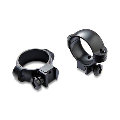 Burris Signature Rimfire 1" Scope Rings Fits Picatinny or 11mm Dovetail, Medium Height, Black - 420554