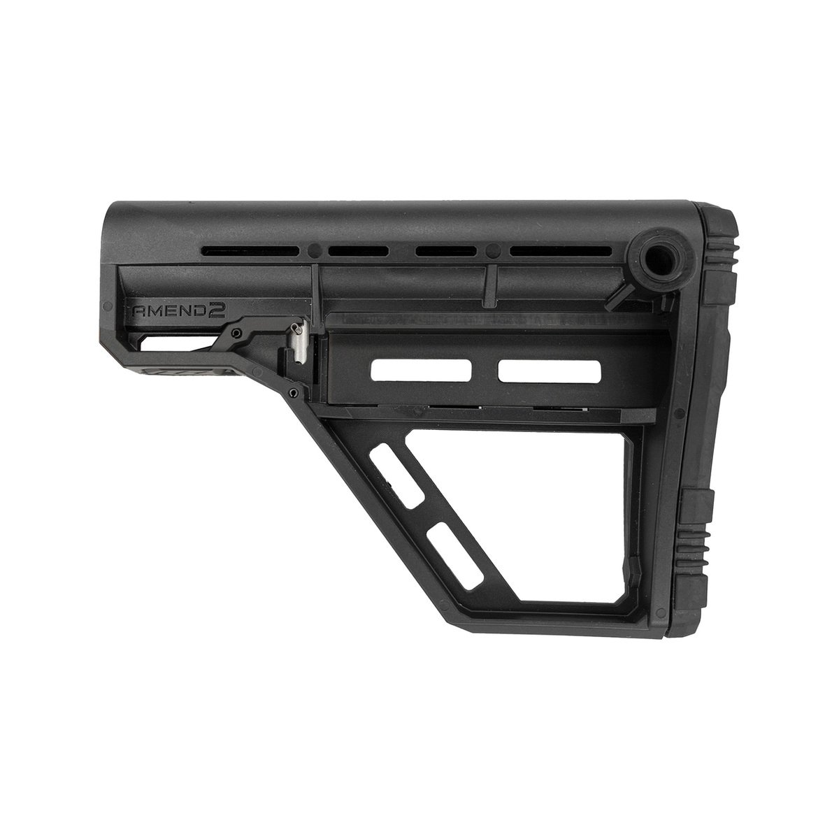 Amend2 Modular Stock in Black - Customizable and Durable Stock for Enhanced Performance and Tactical Use - A2AMSBASEBLK - Amend 2