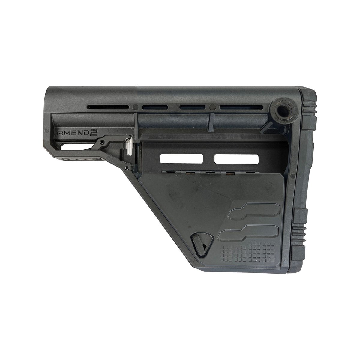 Amend2 Modular Stock Black - Ergonomic and Adjustable Stock for Improved Shooting Stability and Precision - A2AMSLOWSBLK - Amend 2