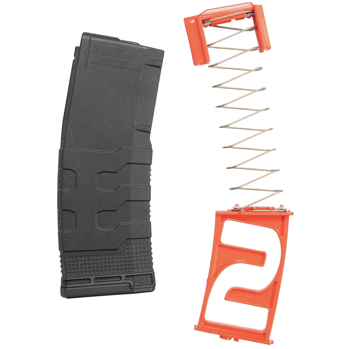 Amend2 Mod 3 10rds 5.56x45mm/.223 Remington Restricted State Compliant Magazine - Black High-Capacity Tactical - 556MOD3B1030 - Amend 2