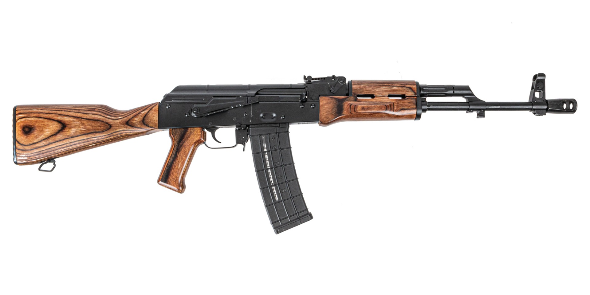 PSA AK-101AKM Nutmeg Rifle with Toolcraft Bolt, Trunnion, and Carrier - Palmetto State Armory