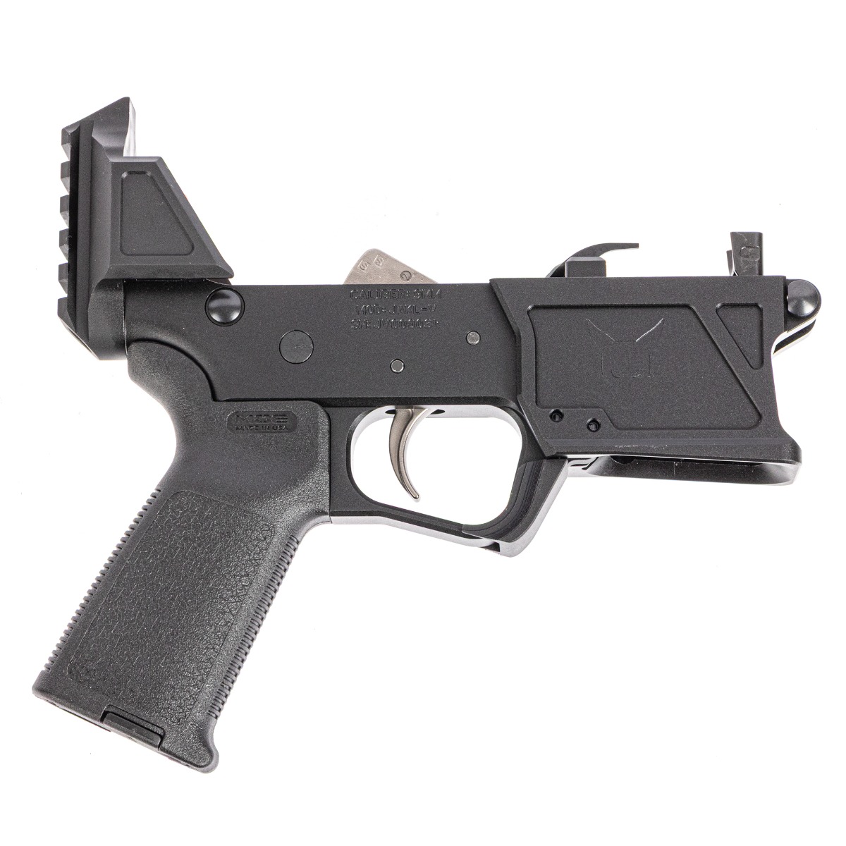 PSA JAKL 9MM Complete Lower MOE EPT w/o Brace, BLK - Palmetto State Armory