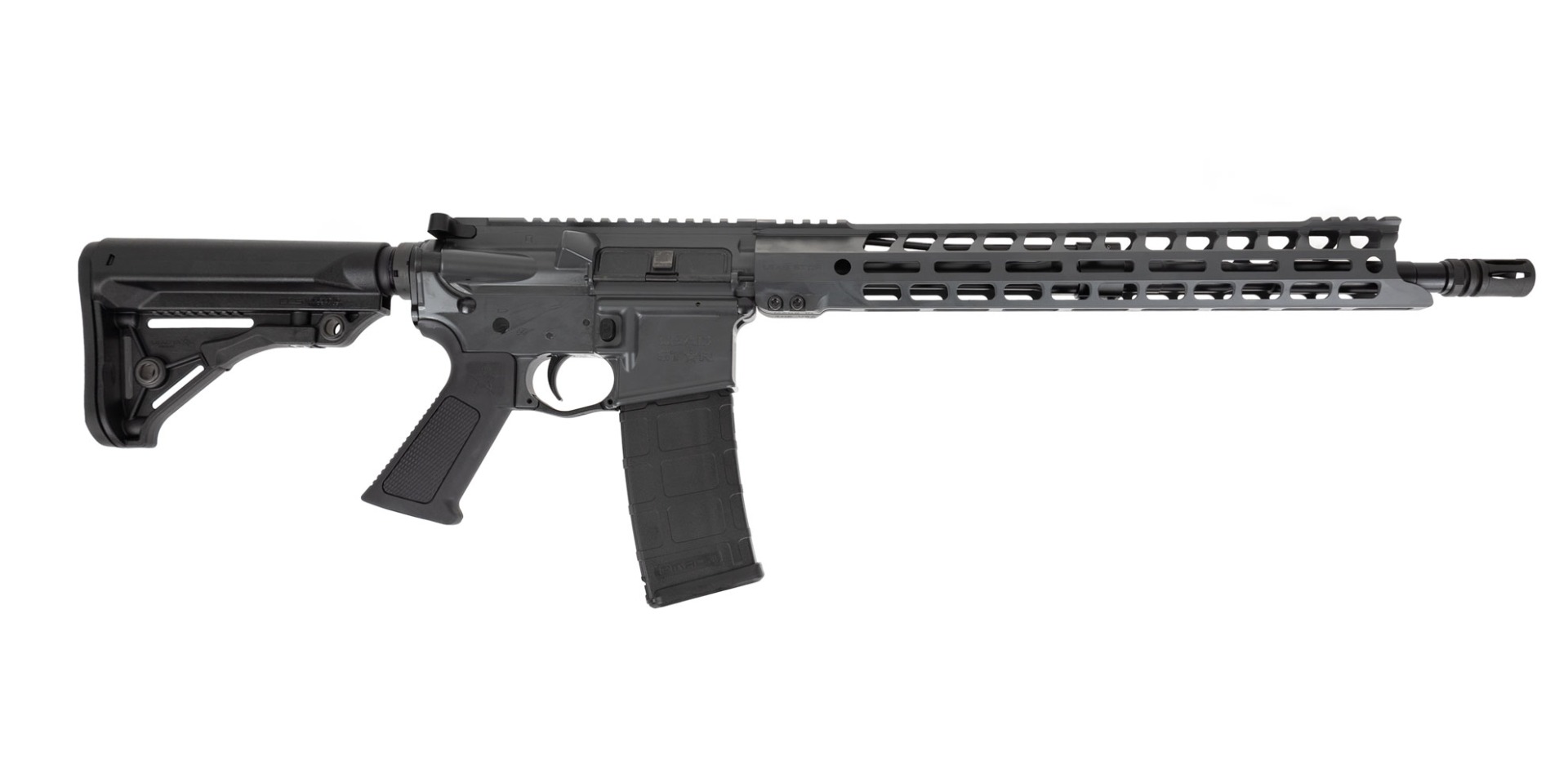 Lead Star Arms Grunt Rifle - 16" M4 w/ 15" Grunt Handguard (Black) (Concrete Grey)