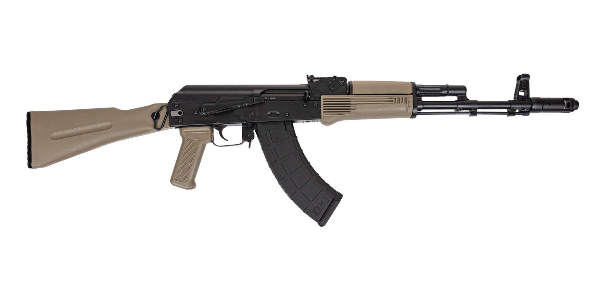 PSA AK-103 GF3 Forged Nitride Barrel Classic Side Folder Polymer Rifle, FDE - Palmetto State Armory