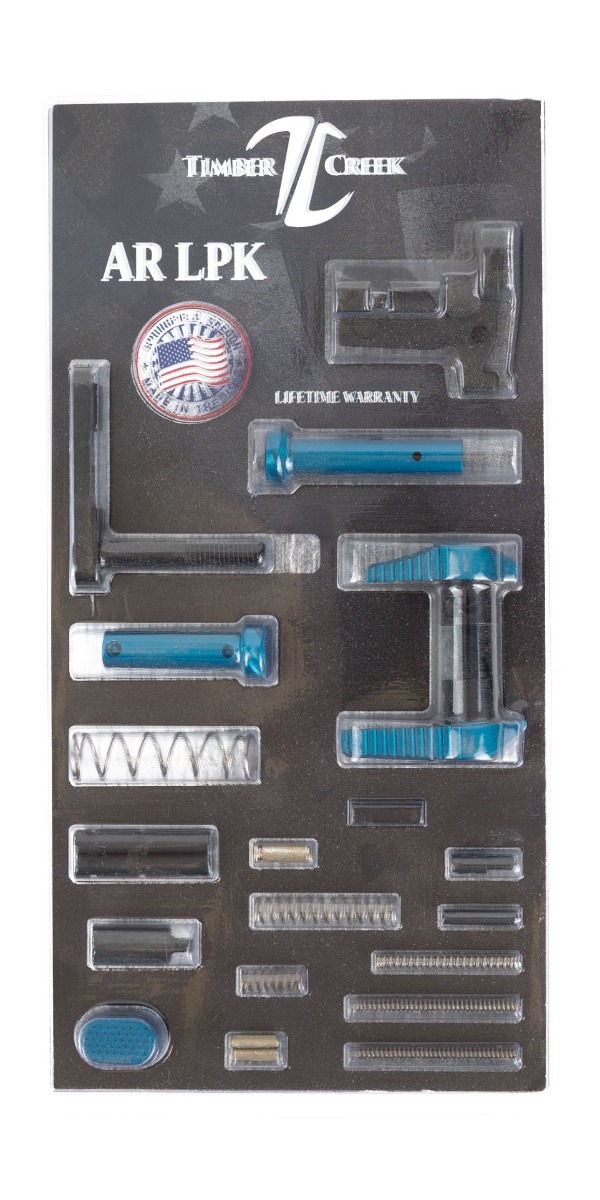 Timber Creek Lower Parts Kit, Blue - AR LPK B - Timber Creek