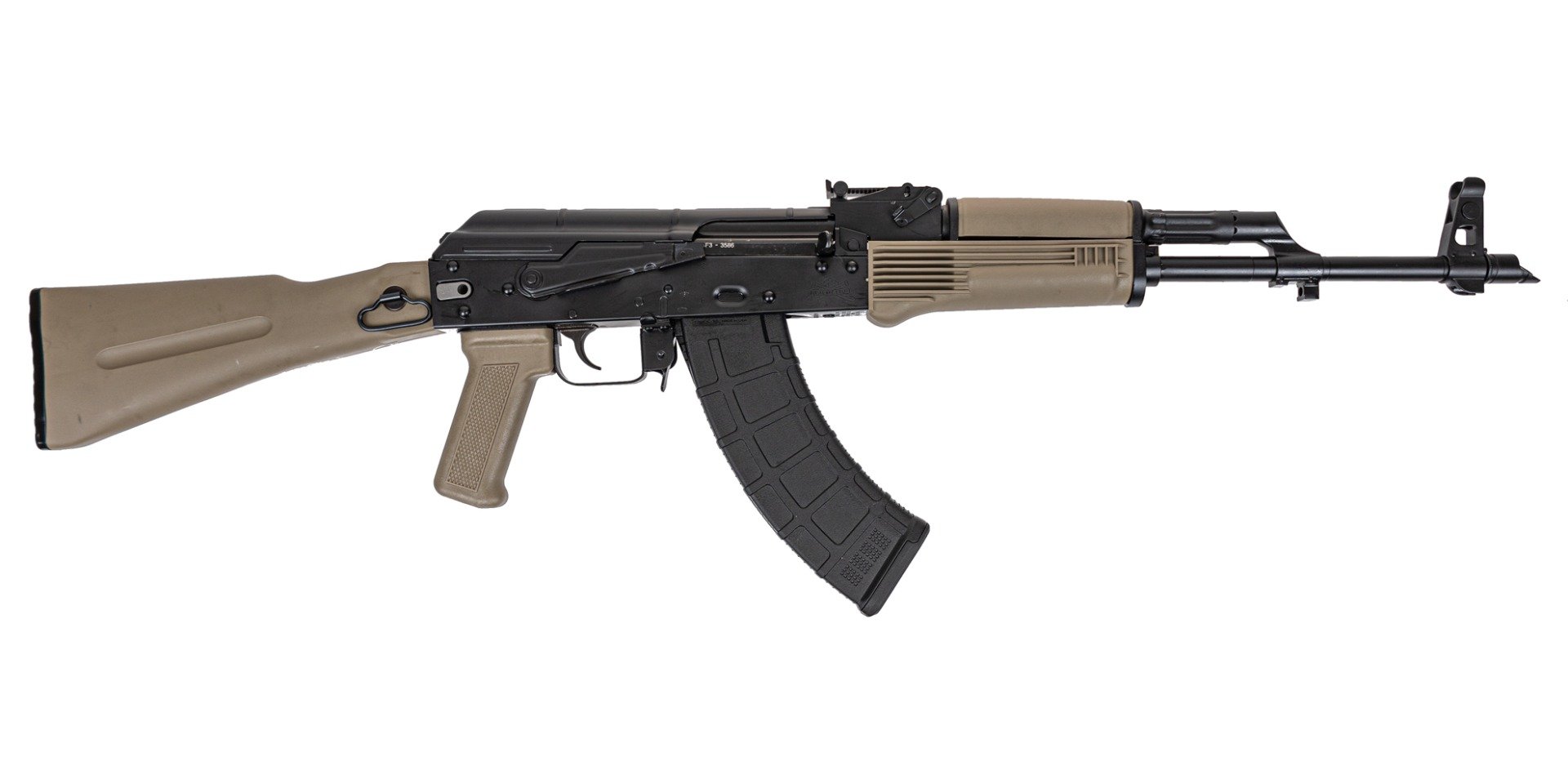 PSAK-47 GF3 Forged Classic Side Folding Polymer Rifle, FDE - Palmetto State Armory