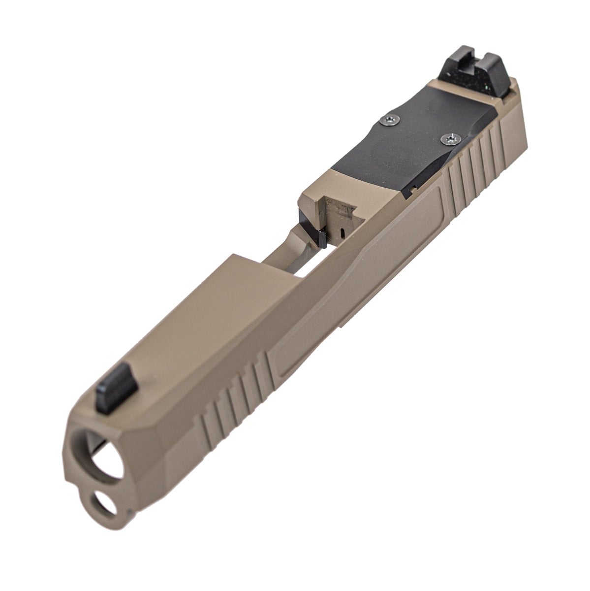 PSA Dagger Complete RMR Slide Assembly With Extreme Carry Cuts, FDE