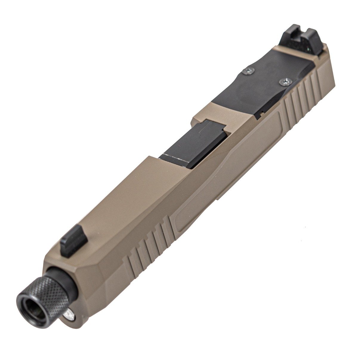 PSA Dagger Complete RMR Slide Assembly With Threaded Barrel, FDE - Palmetto State Armory