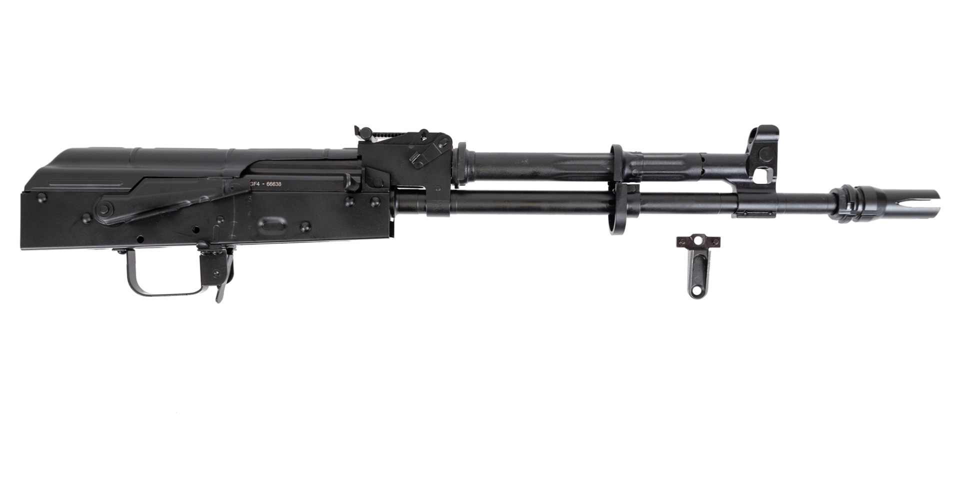 PSA AK-47 GF4-E 14.7" w/Pin and Welded JMAC GFHC Barrel Assembly - Furniture Ready