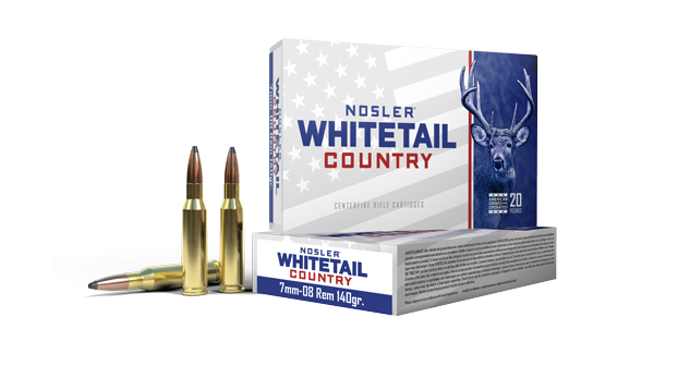 Nosler Whitetail Country 7mm-08 Remington 140gr SB ST Ammo - Nosler
