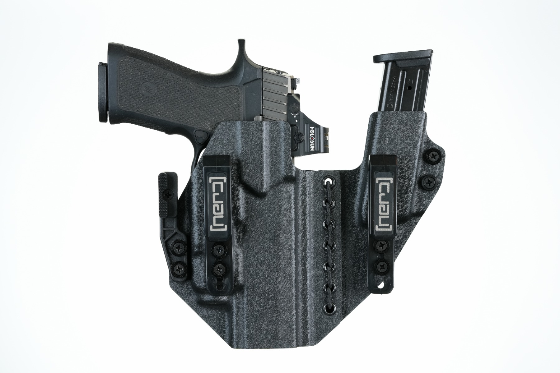 Nerd Contingency Optic Ready IWB Sig P320 Right Hand Kydex Holster, Black - Nerd Holsters