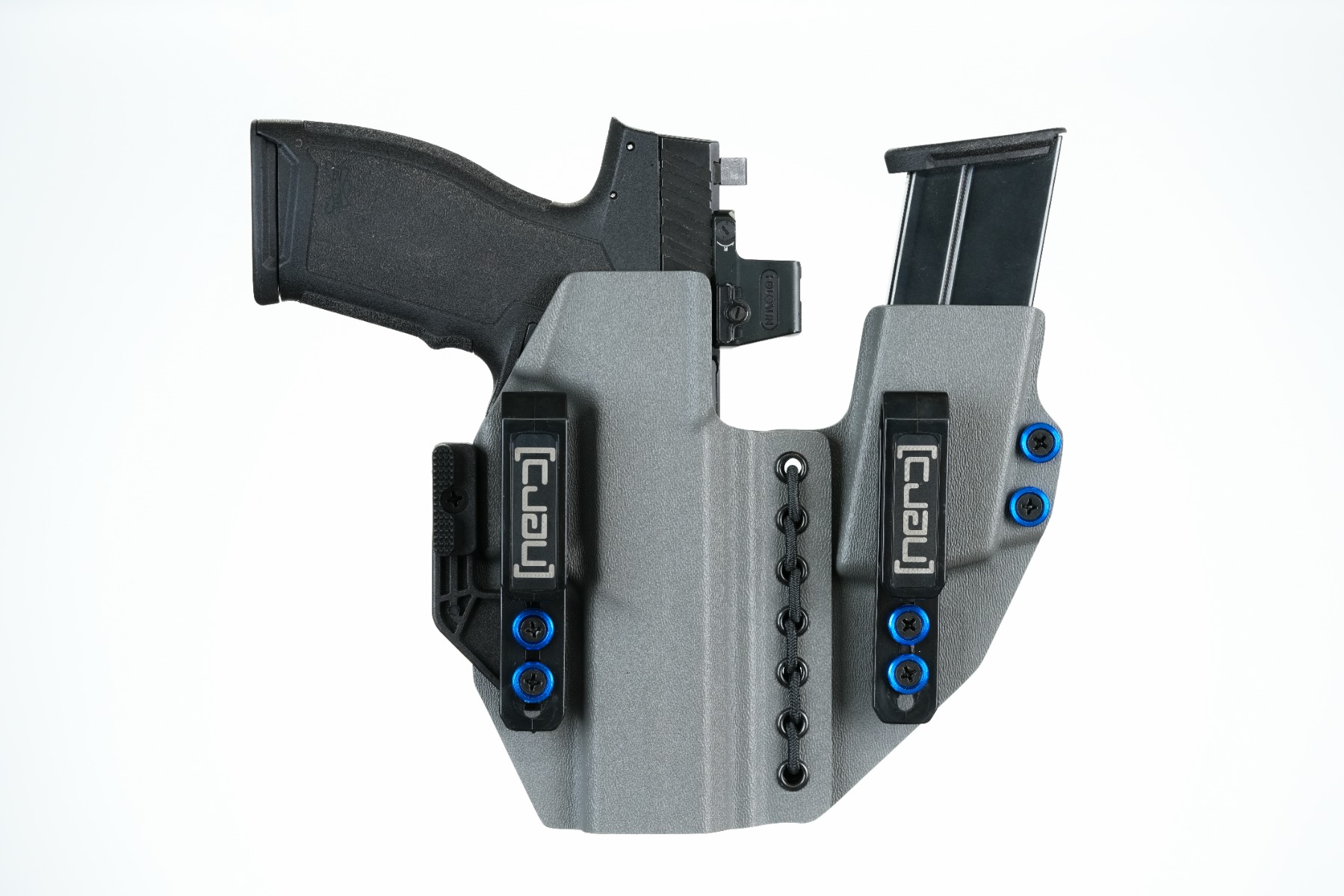 Nerd Contingency Optic Ready IWB PSA Rock w/ TLR-7A Right Hand Kydex Holster, Gun Metal Gray