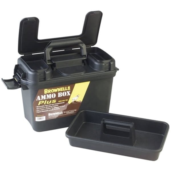 Brownells Plus Ammo Box, Black - Brownells