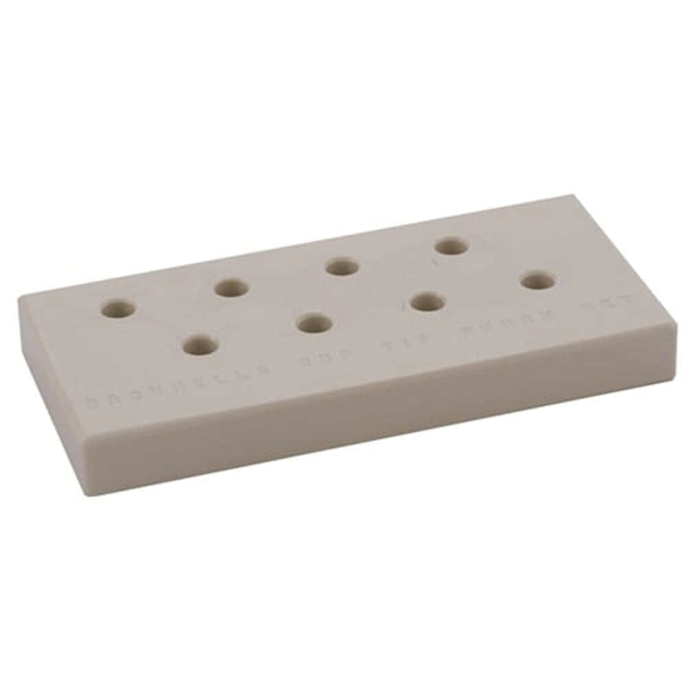 Brownells 6.40" x 3" x 0.75" Cut Tip Punch Bench Block - Brownells