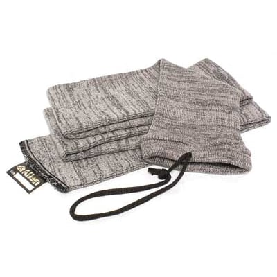 Allen 6 Pack of 52" Knit Gun Socks, Gray - 13160 - Allen