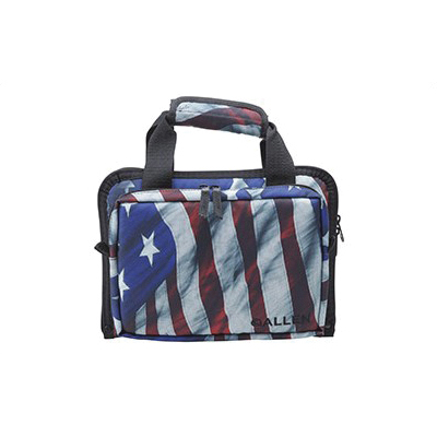 Allen Victory Duplex Double Handgun Case, Endura Fabric w/ American Flag Finish - 7609 - Allen