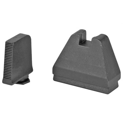 AmeriGlo 9XL Tall Suppressor Height Sights For All Glocks Except 42/43, Black - GL-808