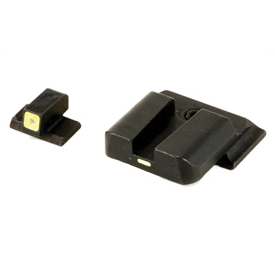 AmeriGlo CAP Sight Set For Smith & Wesson M&P With Green Rear, Horizontal Front - SW-614 - Ameriglo