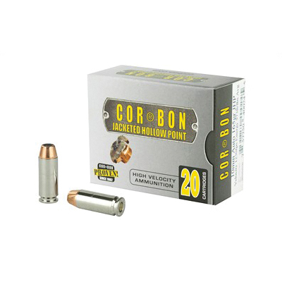 CorBon Self Defense 10mm Ammo 165 Grain JHP, 20 rds/box - 10165 - Corbon