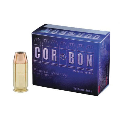 CorBon Self Defense 45 ACP +P Ammo 185 Grain JHP, 20 rds/box - 45185 - Corbon