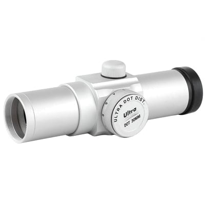Ultradot 30mm 4 MOA Red Dot Sight, Silver - UD30S - Ultradot