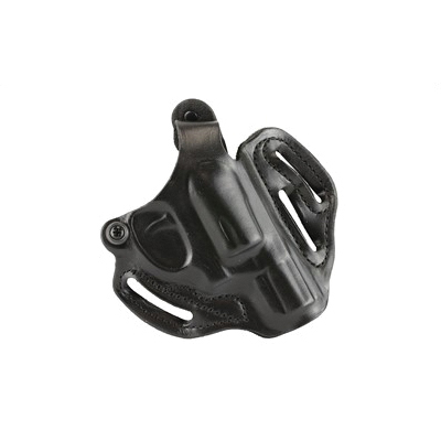 DeSantis Gunhide Scabbard Belt Holster Fits 2-2.25" S&W J-Frame RH w/ Thumb Break, Black - 001BA02Z0 - Desantis Gunhide