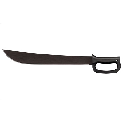 Cold Steel Latin 18" Carbon Steel Machete With D Ring Guard, Black - 97AD18S - Cold Steel