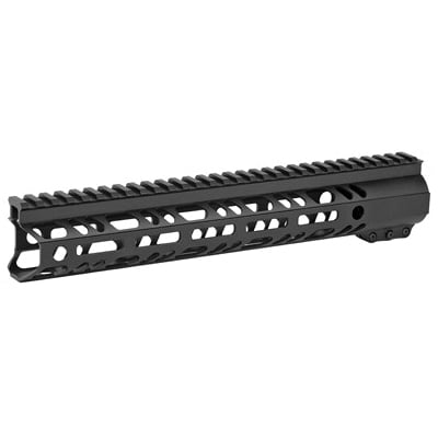 2A Armament Builder Series 12" MLOK Handguard For AR15 Rifles, Anodize Black - 2A-BSHG-12 - 2A Armament