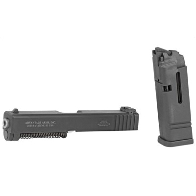 Advantage Arms Glock 19/23 Gen 4 .22 LR Conversion Kit With Barrel, 10 Round Magazine, And Range Bag, Black - AAG19-23 G4 - Advantage Arms