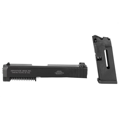 Advantage Arms Glock 26/27 Gen 3 .22 LR Conversion Kit With Barrel, 10 Round Magazine, And Range Bag, Black - AACG26-27G3 - Advantage Arms