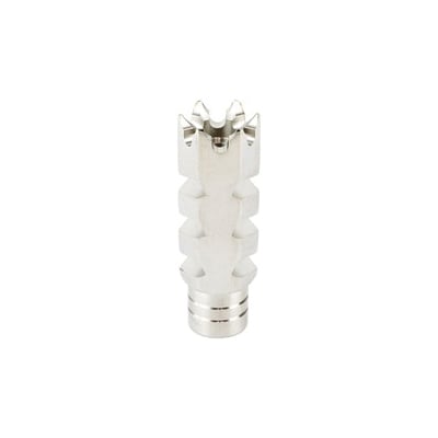Advanced Technology AR-15 Shark Muzzle Brake With Crush Washer, Stainless - A.5.10.2252 - Advanced Technology