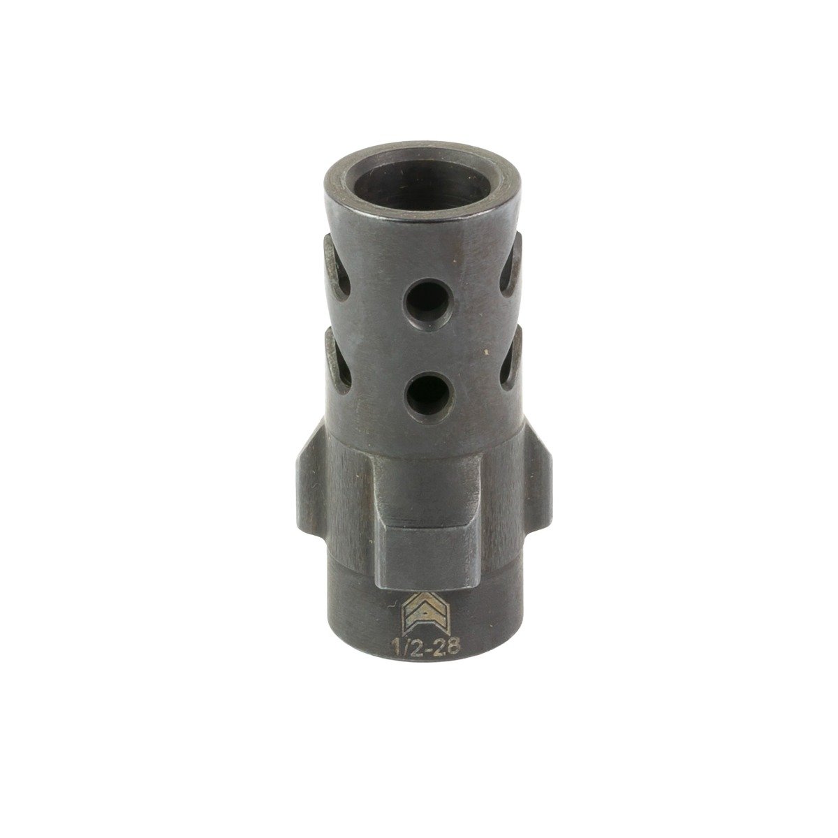 Angstadt Arms 9mm 3-Lug 1/2x28 Muzzle Brake, Black Nitride - Angstadt Arms